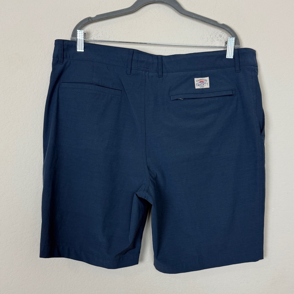 Faherty Men’s All Day 9” Shorts | Dark Blue Nights | Size 38” - Picture 5 of 8